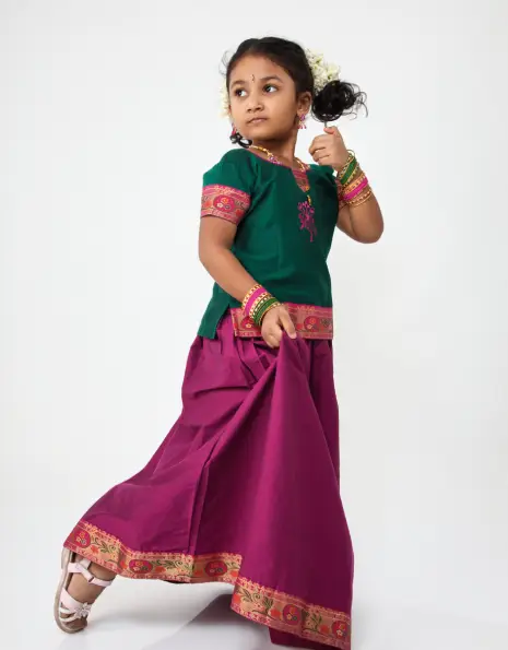 Kids Pattu Langa1